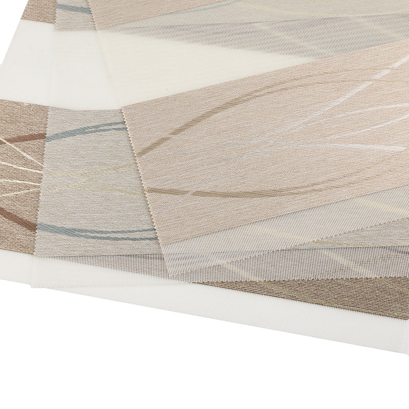 YX030 防水耐火性および耐油性ジャカード ゼブラ ブラインド生地